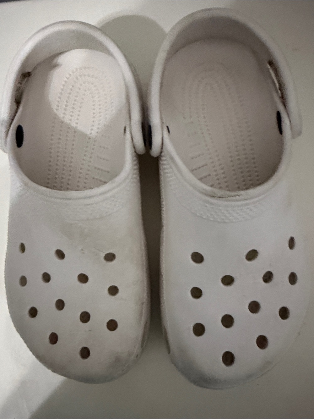CROCS Kids White Classic Clog-Size 5